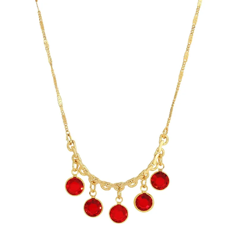 Gold Tone and Red