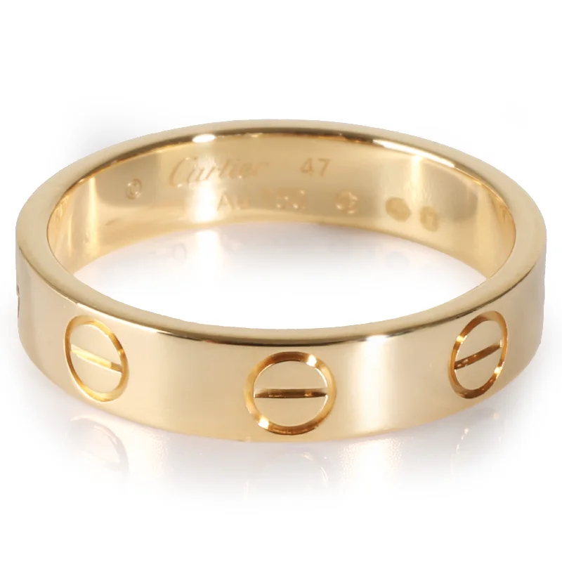 men’s engagement rings with unique sapphire designs-Cartier Love Wedding Band (Yellow Gold)