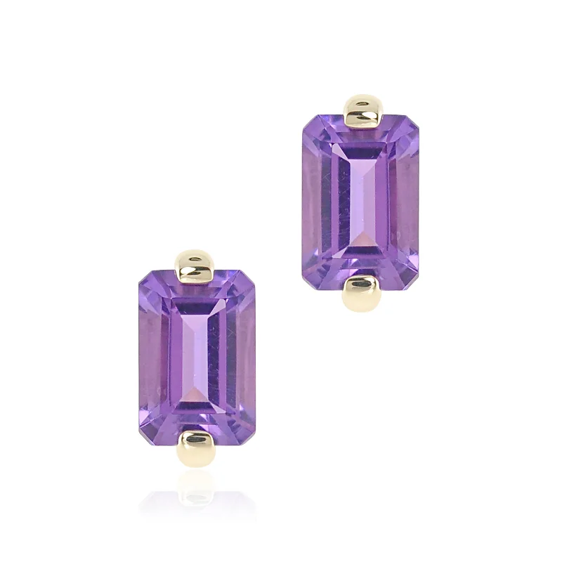 luxurious crystal earrings for a sparkling glow -Jackie Earrings in Amethyst