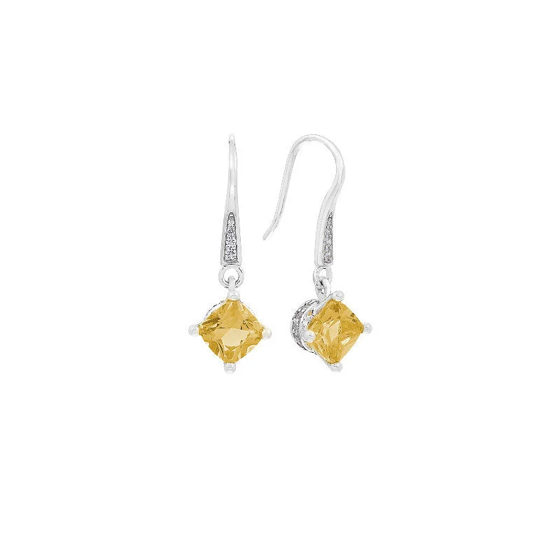 large statement ear cuffs for a trendy touch -Amelie Citrine Earrings