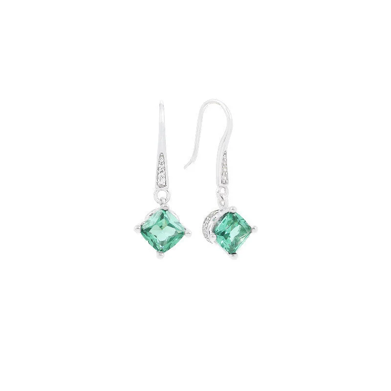 luxurious gold earrings for upscale occasions -Amelie Green Paraiba Earrings