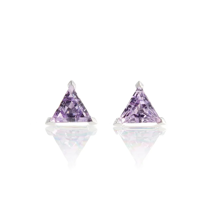 fun animal earrings for quirky personalities -Bermuda Earrings in Pale Amethyst