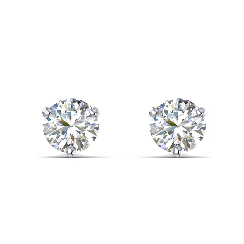 delicate flower earrings for feminine elegance -Fey & Co Exclusive Forevermark 1.5ct twt Diamond Stud Earrings