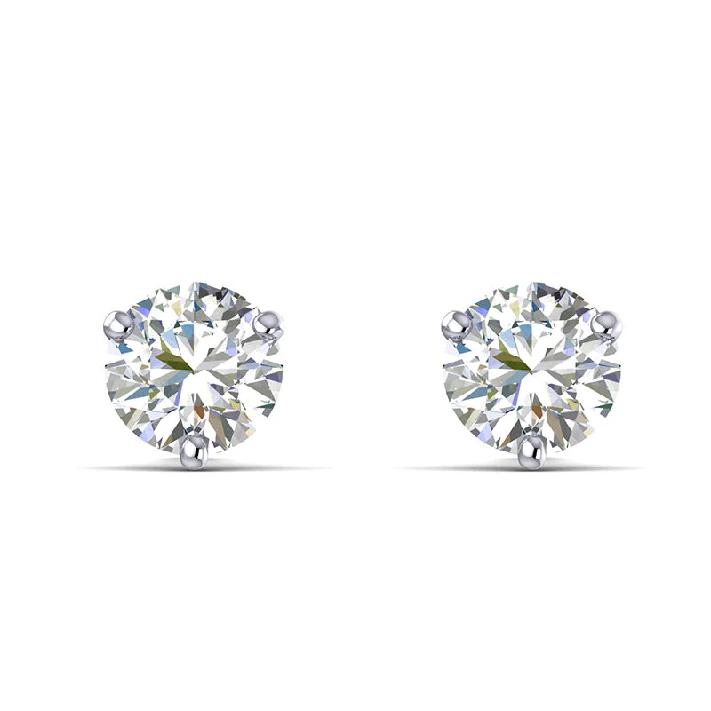 bold statement ear cuffs for trendy fashion -Fey & Co Exclusive Forevermark 2ct twt Diamond Stud Earrings