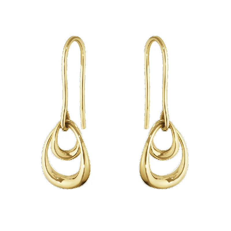 glamorous diamond drop earrings for luxury fashion -Offspring Drop Earrings in Yellow Gold