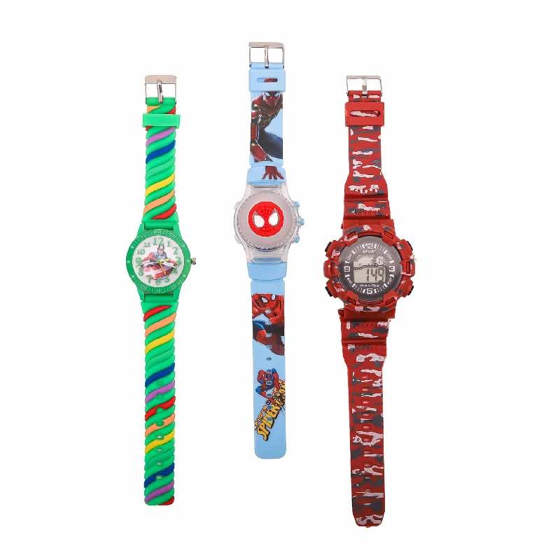 best diving watches with luminous hands for night diving -3 Watch Set For Kids O30035