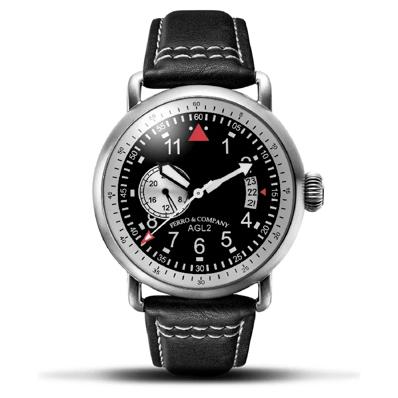 solar-powered watches with eco-friendly features -AGL 2 Automatic 24H Black