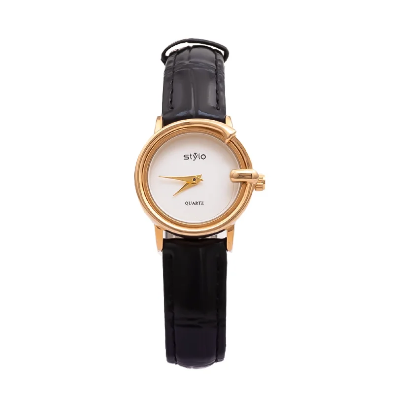 solar-powered watches for outdoor activities -Black Ladies Watch J33463