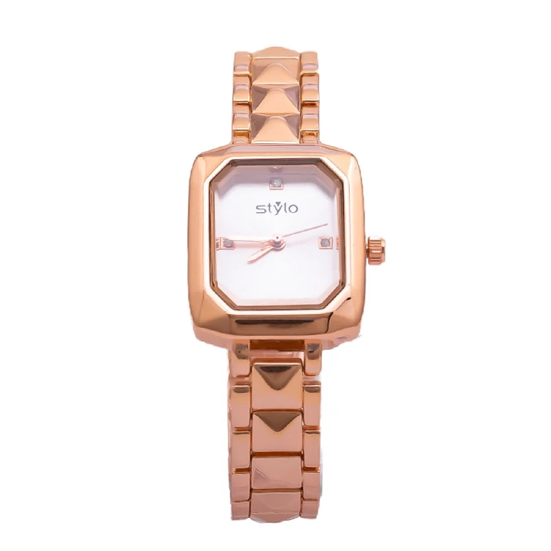 elegant quartz watches for women with modern designs -Champagne Ladies Watch J33458