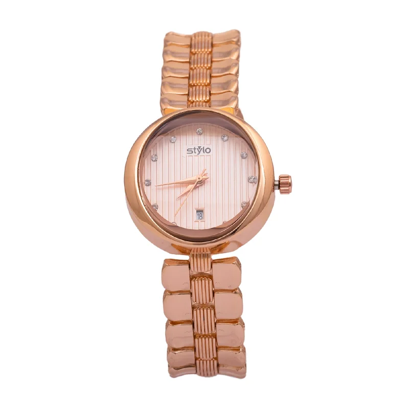 men’s watches with oversized dials and bold designs -Copper Ladies Watch J33383