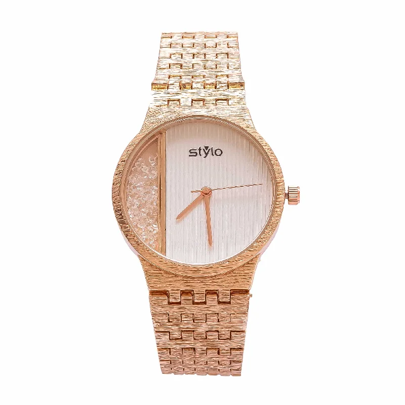 sport watches for men with heart rate and calorie tracking -Copper Ladies Watch J33483