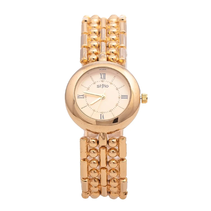 high-end watches with sapphire glass for men -Golden Ladies Watch J33368