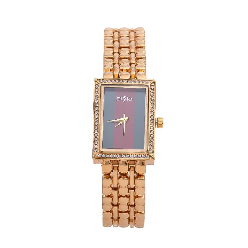 sport watches for women with digital display and GPS -Golden Ladies Watch J33379