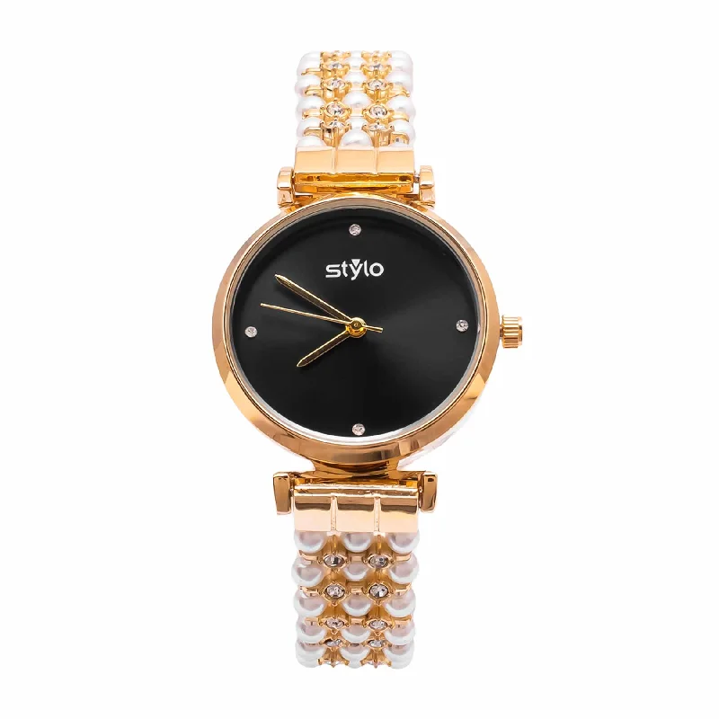 men’s watches with eco-friendly leather and rubber straps -Golden Ladies Watch J33477