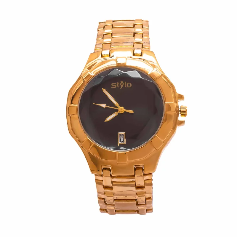 digital sport watches for women with fitness tracker -Golden Ladies Watch J33484