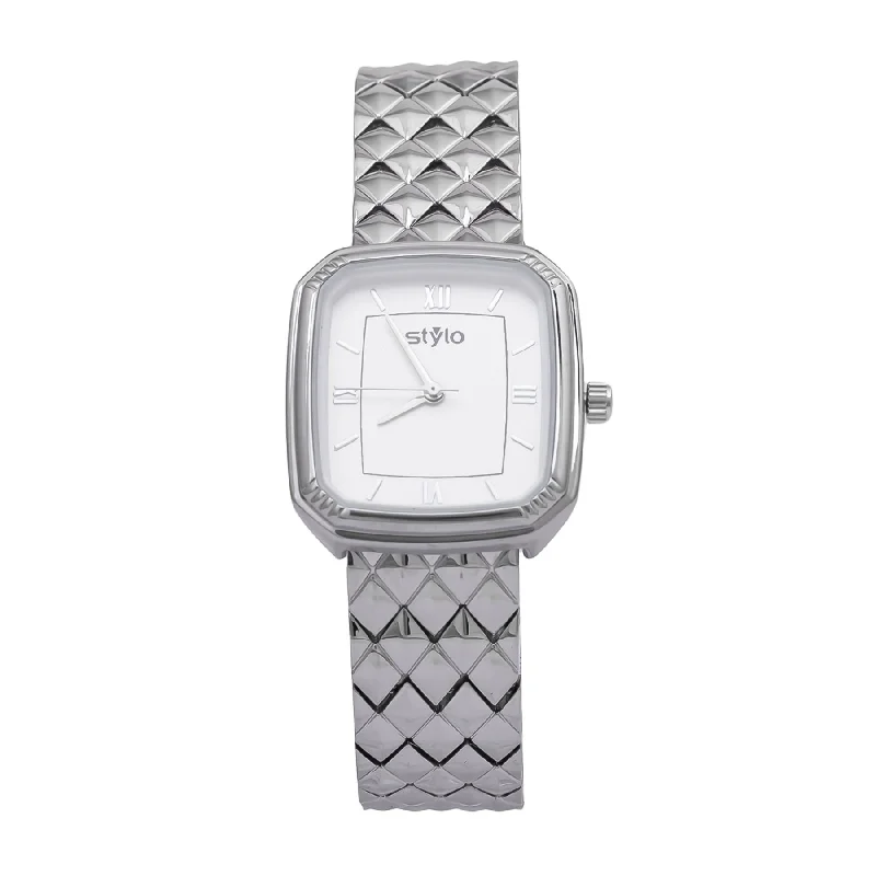 affordable luxury watches for women with classic design -Silver Ladies Watch J33365