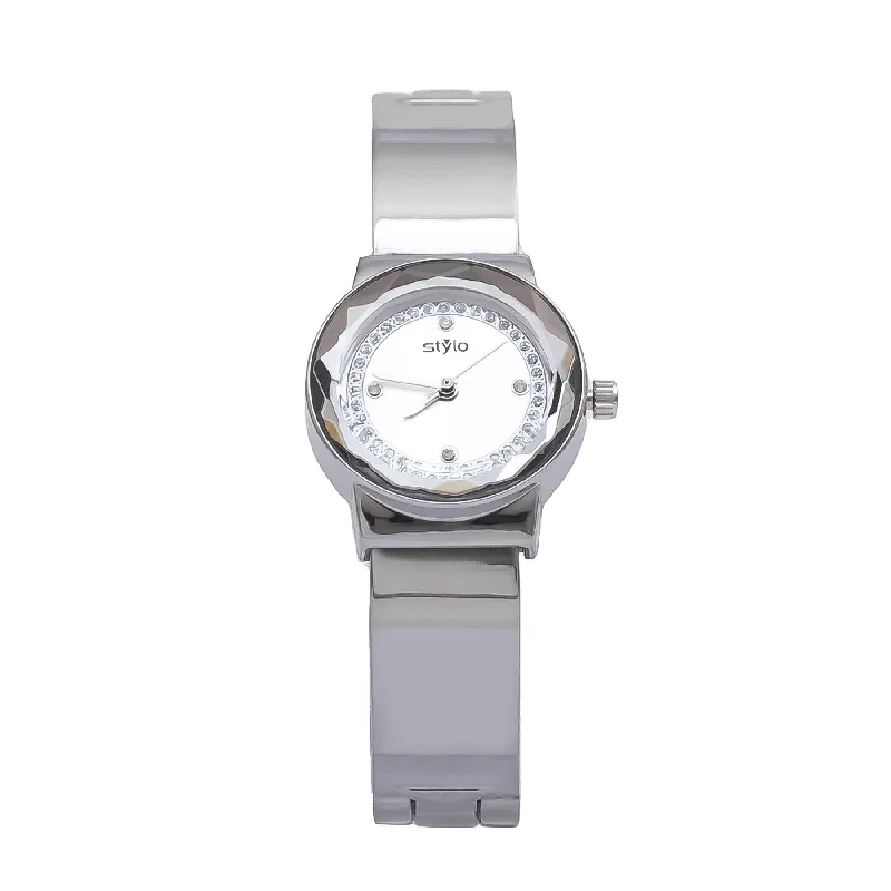 waterproof watches for sports enthusiasts with high durability -Silver Ladies Watch J33373