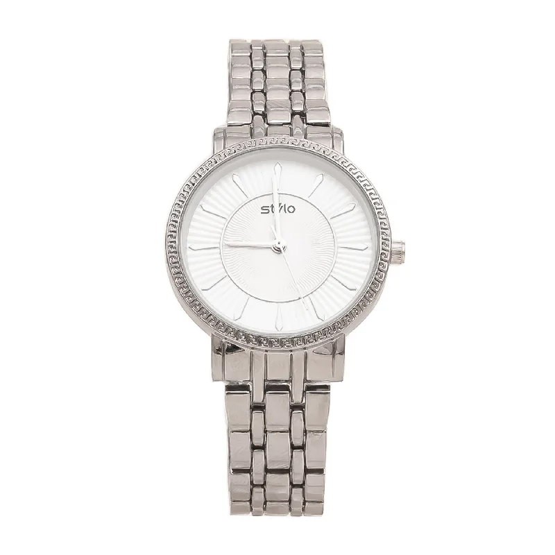 women’s watches with stylish designs and interchangeable bands -Silver Ladies Watch J33374