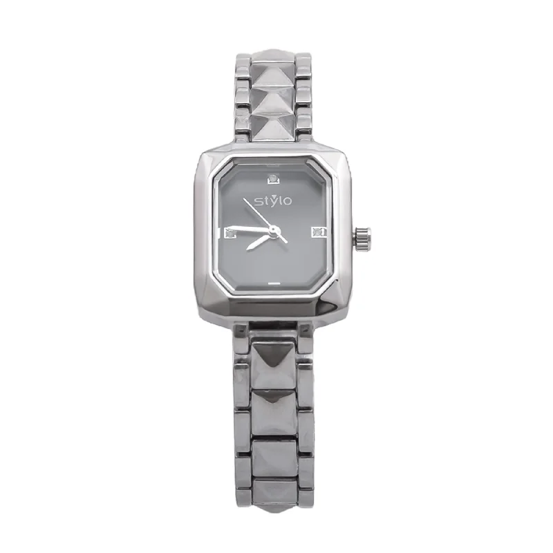 smartwatches for women with fitness tracking and alerts -Silver Ladies Watch J33458