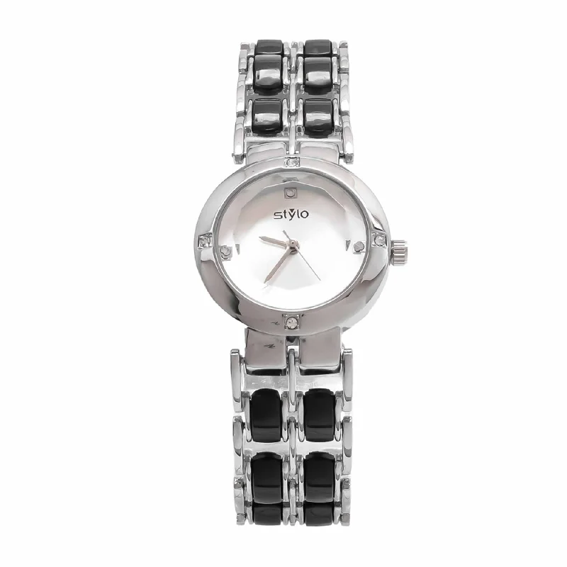 women’s watches with bold and eye-catching design -Silver Ladies Watch J33475