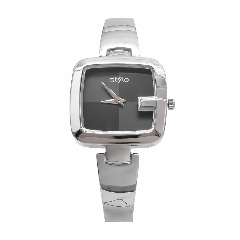 titanium watches with modern design and precision movement -Silver Ladies Watch J33478