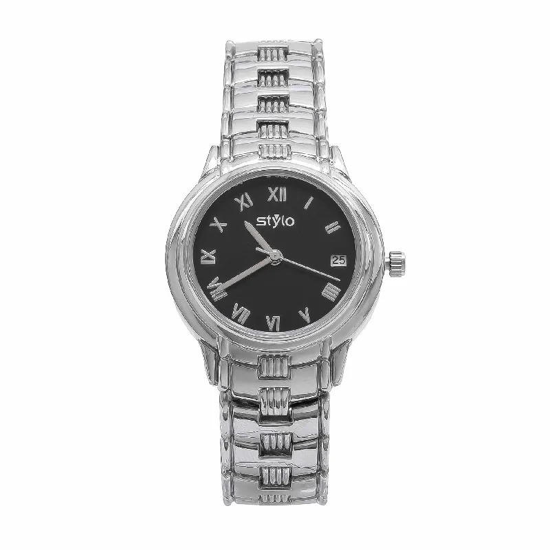 luxury watches for women with contemporary design -Silver Ladies Watch J33479