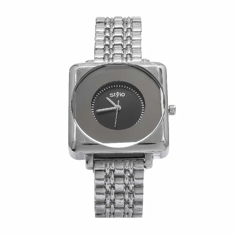 classic watches with modern quartz movement for men -Silver Ladies Watch J33482