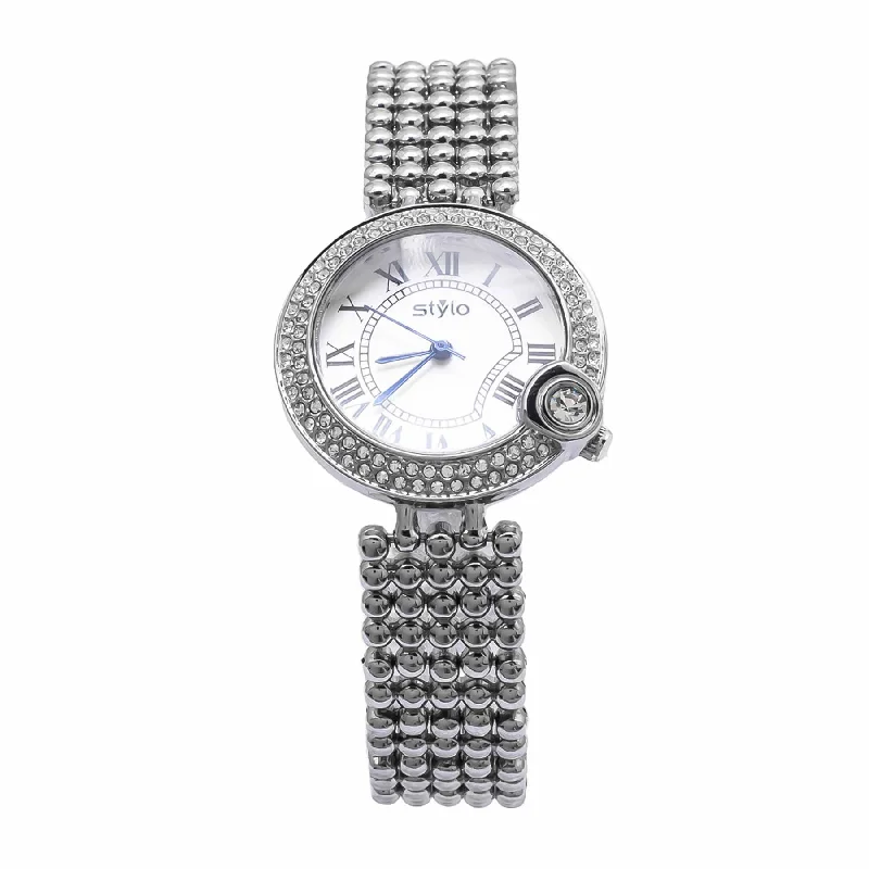 watches for men with interchangeable strap options -Silver Ladies Watch J33485