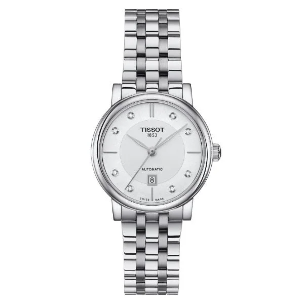 casual sport watches for men with large dial -T-Classic Carson Premium Lady Swiss Automatic Women