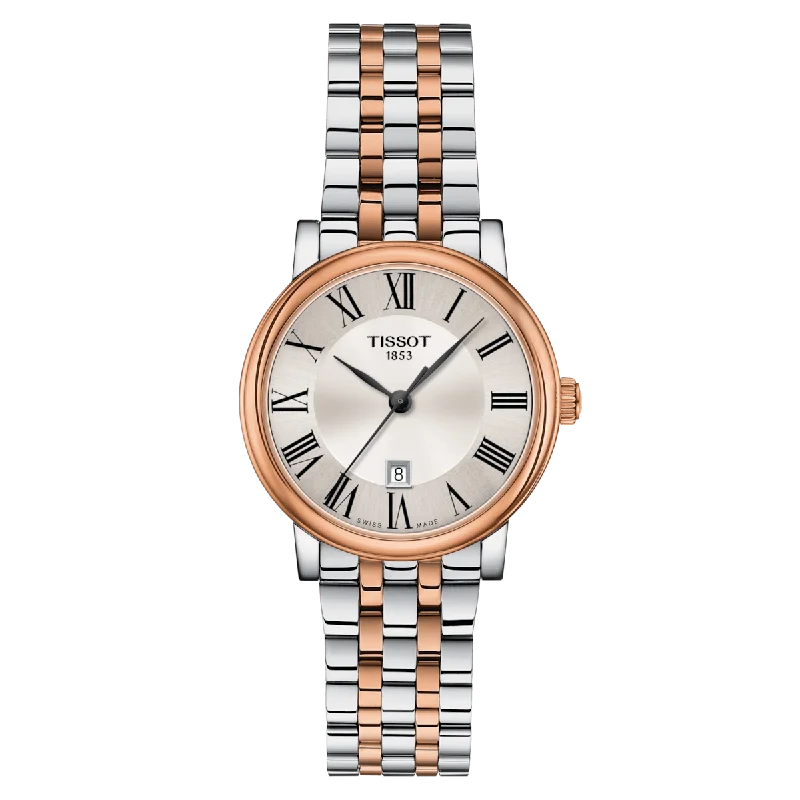 stylish women’s watches with intricate metal work -T-Classic Carson Premium Lady Swiss Quartz Women T1222102203301