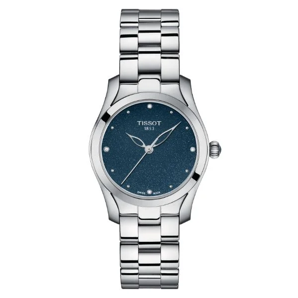 best luxury watches with Swiss movement -T-Lady T-Wave Swiss Quartz Women T1122101104600