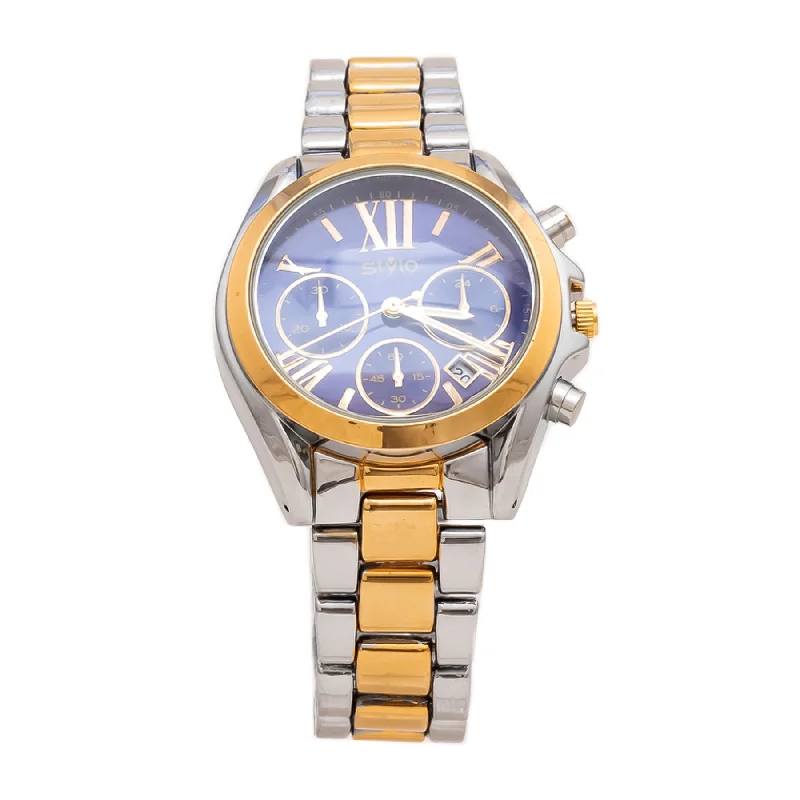 solar-powered watches with eco-friendly technology -Two Tone Ladies Watch J33386