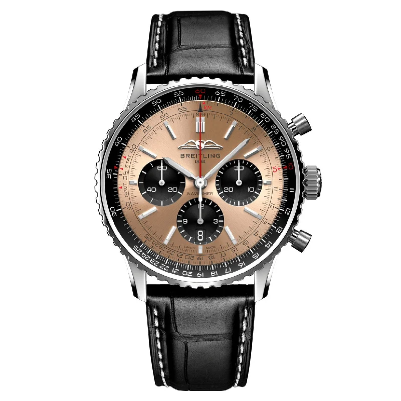 elegant watches for women with unique dials -Breitling Navitimer B01 Copper Dial Men 43mm