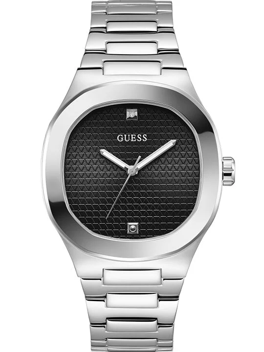 titanium watches for men with minimalist design -GUESS Men Headline - GW0662G1