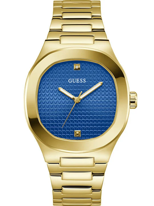 stylish watches with rubber straps for men -GUESS Men Headline - GW0662G2