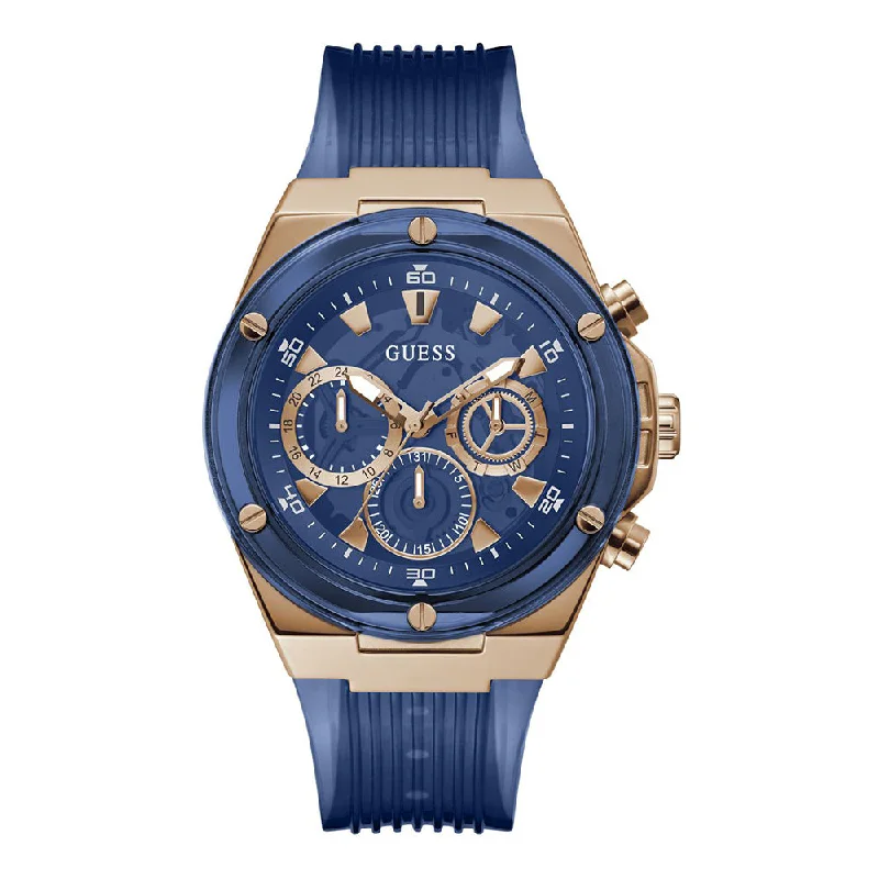 best smartwatches for tracking sleep and stress -GUESS Men POSEIDON - GW0425G3