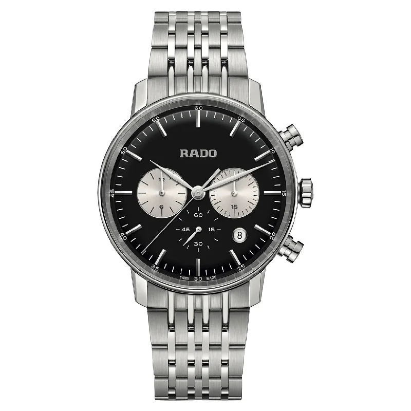 best diving watches for deep sea diving -Rado Coupole Black Dial Men 42mm