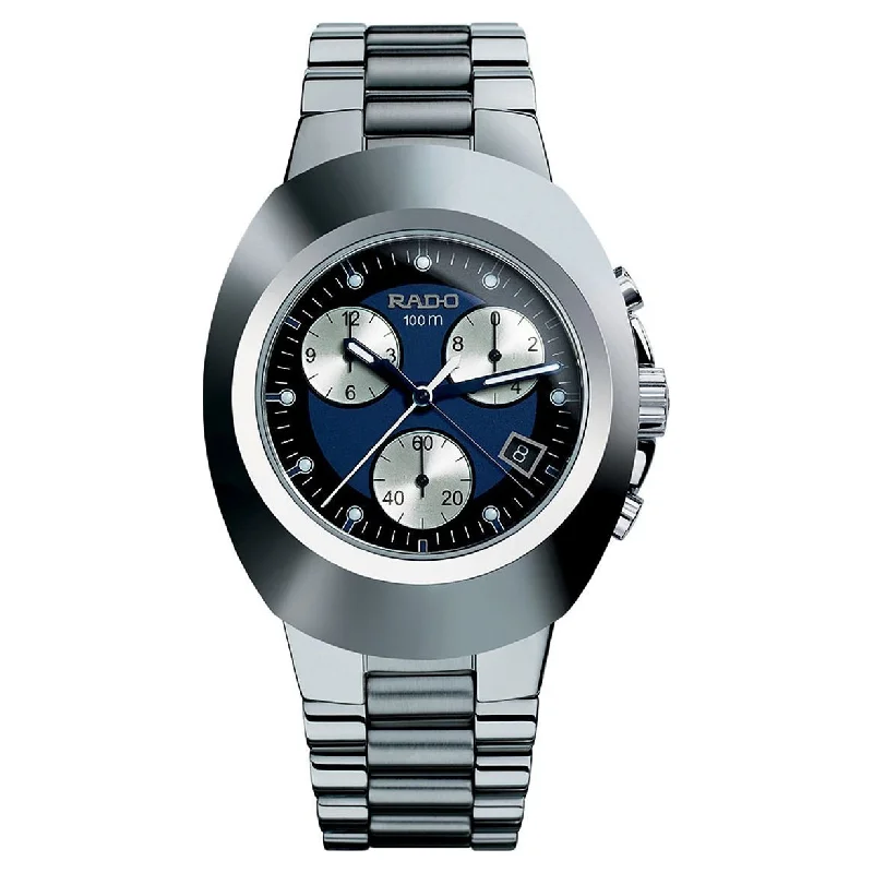 premium smartwatches for fitness enthusiasts -Rado Diastar Original Blue Dial Men 38.5mm