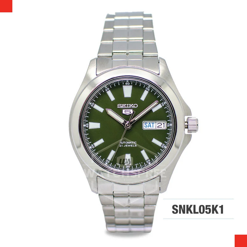 affordable quartz watches with modern look for men -Seiko 5 Automatic Watch SNKL05K1