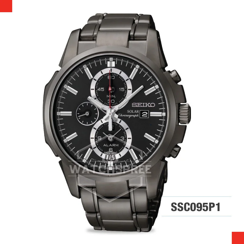 women’s watches with bold and eye-catching design -Seiko Solar Chronograph Watch SSC095P1 (Not For EU Buyers)