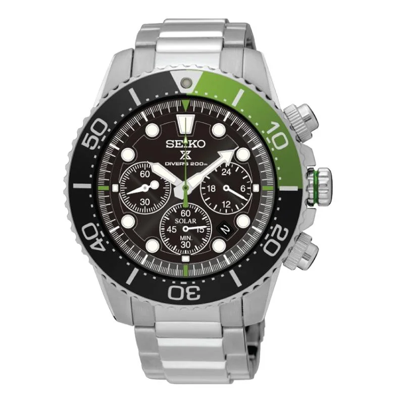 watches for men with waterproof and shockproof features -Seiko Prospex Sea Series Air Diver's Automatic Silver Stainless Steel Band Watch SSC615P1 (Not For EU Buyers) (LOCAL BUYERS ONLY)